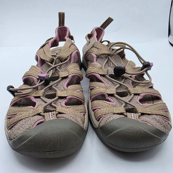 KEEN Whisper Sandals Womens Size 9.5 Brown Pink Sandals Closed Toe Casual Summer - Picture 2 of 13